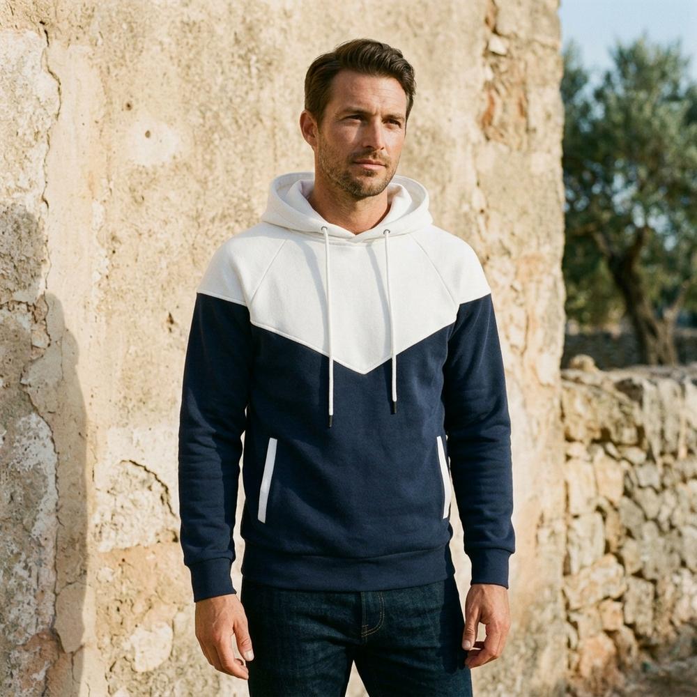 Lulus Secrets - Caram | Colorblock Hooded Hoodie Men