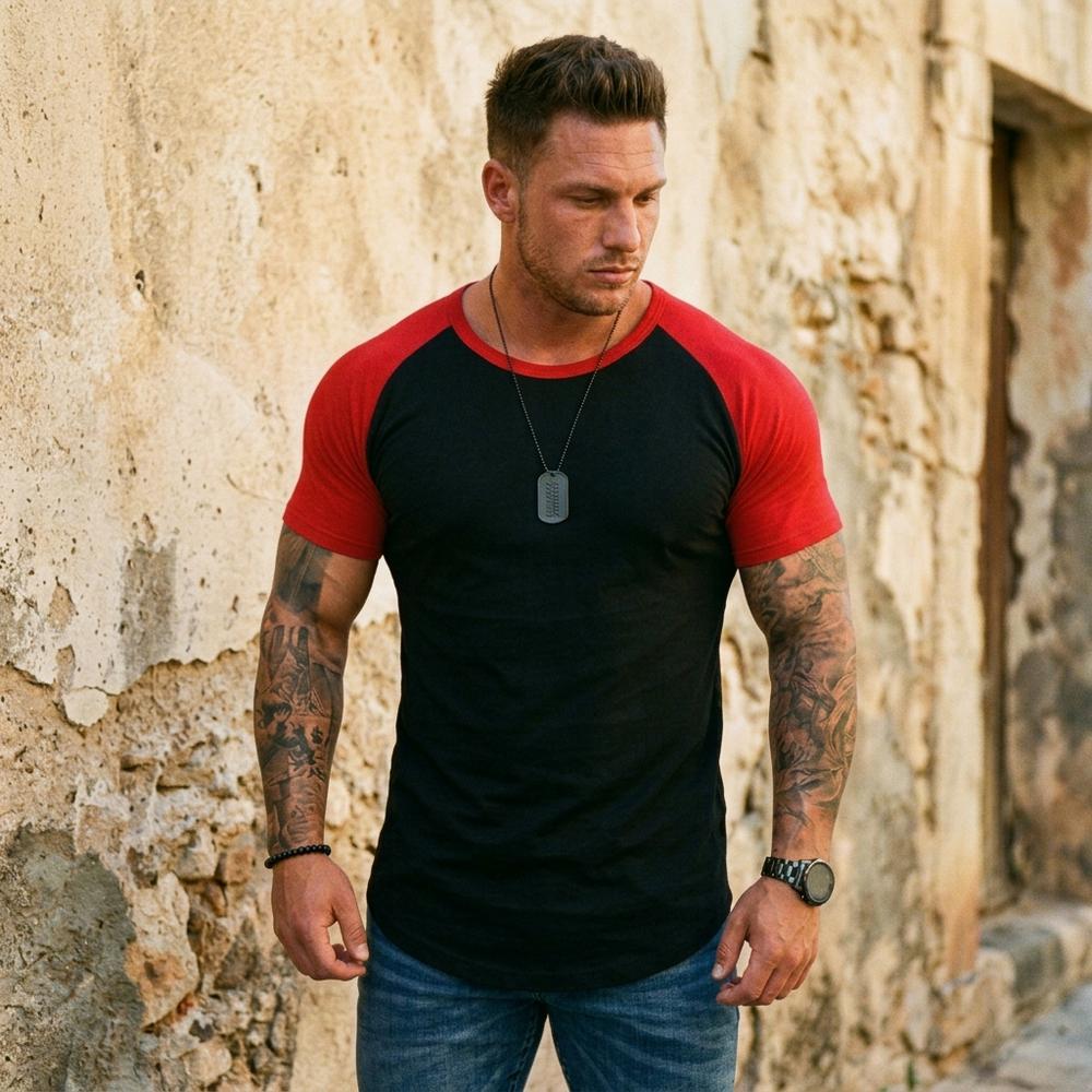 Lulus Secrets - Romel | Raglan Two-Tone T-Shirt Men