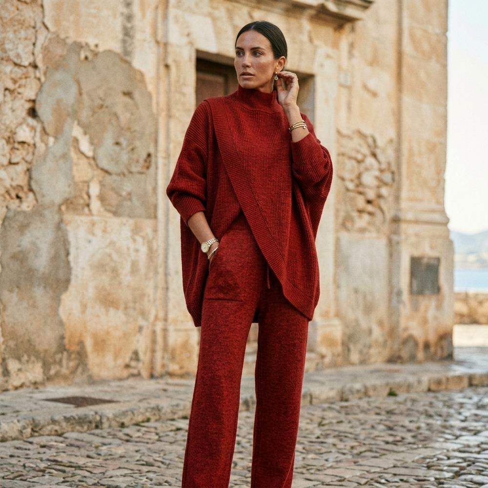 Lulus Secrets - Elven | Asymmetrical Knitted Suit Women
