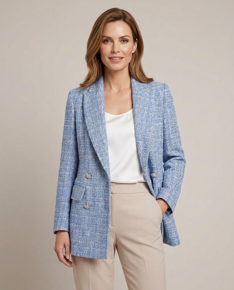 Lulus Secrets - Vimer | Double-Breasted Textured Blazer Women
