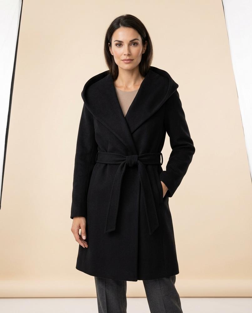 Lulus Secrets - Corel | Hooded Belted Coat Women