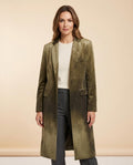 Lulus Secrets - Zaver | Velvet Single-Breasted Coat Women