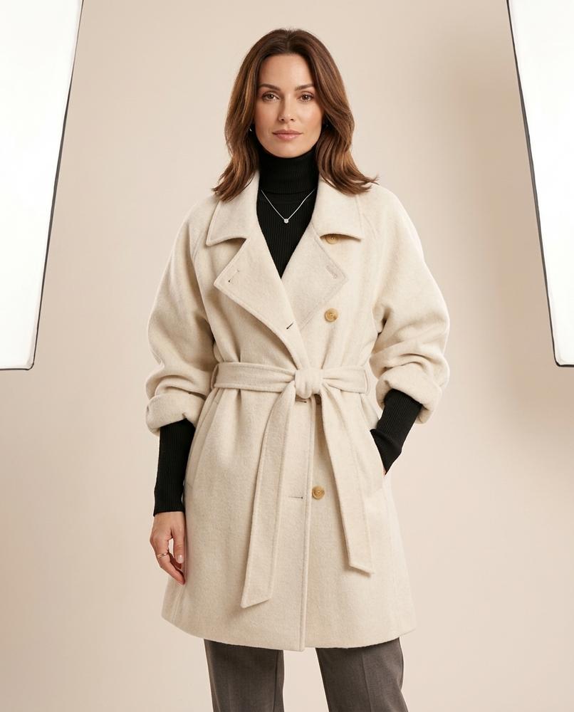 Lulus Secrets - Maren | Belted Relaxed-Fit Coat Women