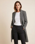 Lulus Secrets - Vivin | Herringbone Double-Breasted Coat Women