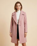 Lulus Secrets - Katal | Single-Breasted Notched-Lapel Coat Women