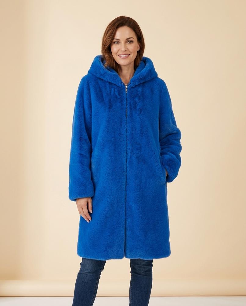 Lulus Secrets - Damor | Hooded Plush Coat Women