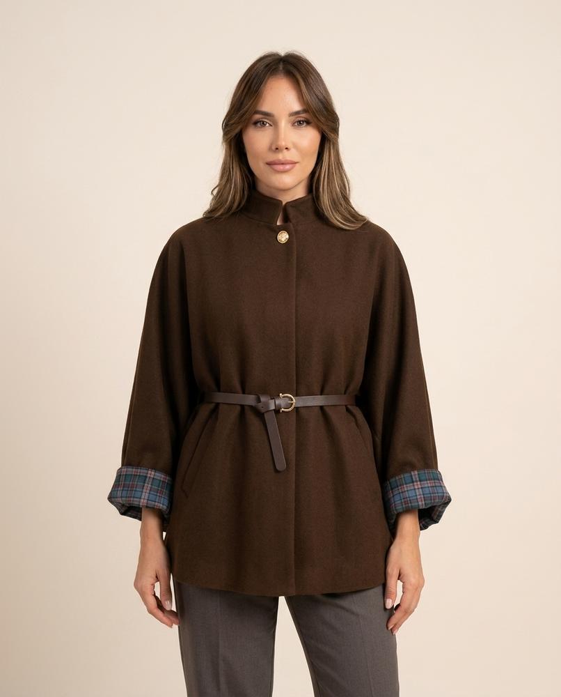 Lulus Secrets - Zevin | Belted High-Neck Coat Women