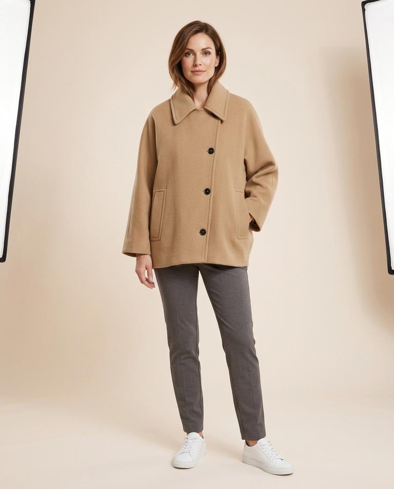 Lulus Secrets - Radar | Double-Breasted Relaxed Fit Coat Women
