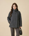 Lulus Secrets - Mirel | Asymmetrical High-Neck Coat Women