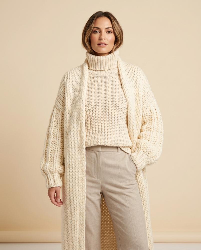 Lulus Secrets - Kamin | Chunky Knit Open-Front Knit Cardigan Women