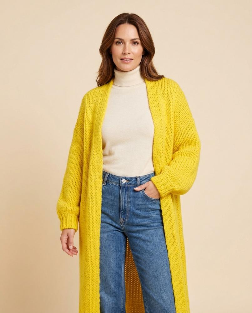 Lulus Secrets - Kamin | Chunky Knit Open-Front Knit Cardigan Women