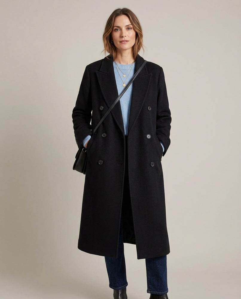 Lulus Secrets - Kamon | Double-Breasted Longline Coat Women