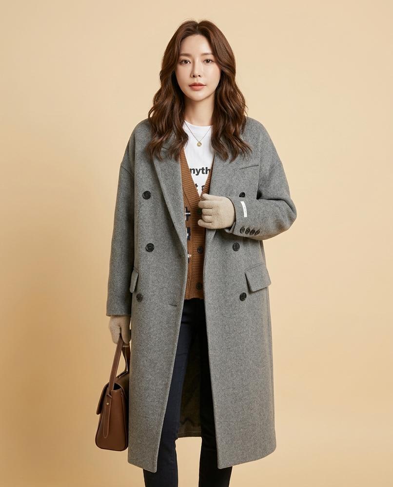 Lulus Secrets - Kamon | Double-Breasted Longline Coat Women