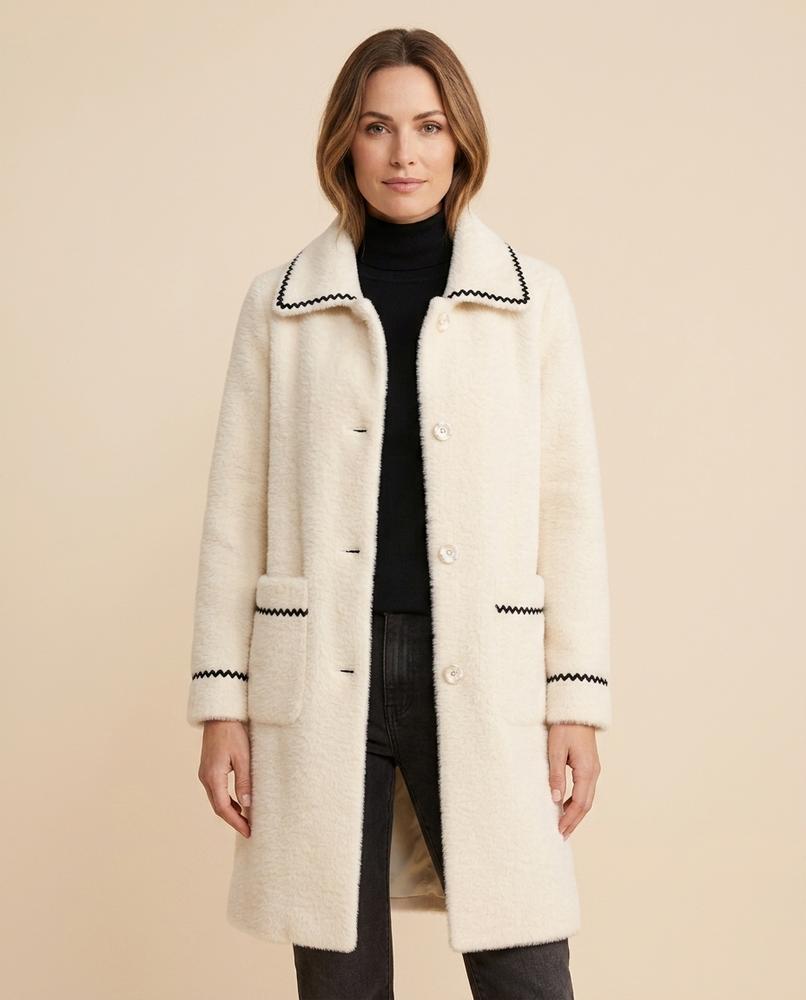 Lulus Secrets - Alren | Textured Trimmed Coat Women