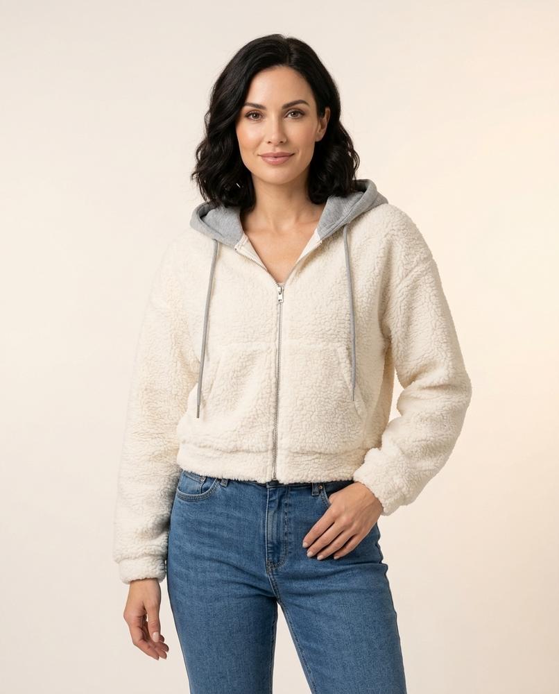 Lulus Secrets - Ralar | Fleece Zip-Up Hoodie Women