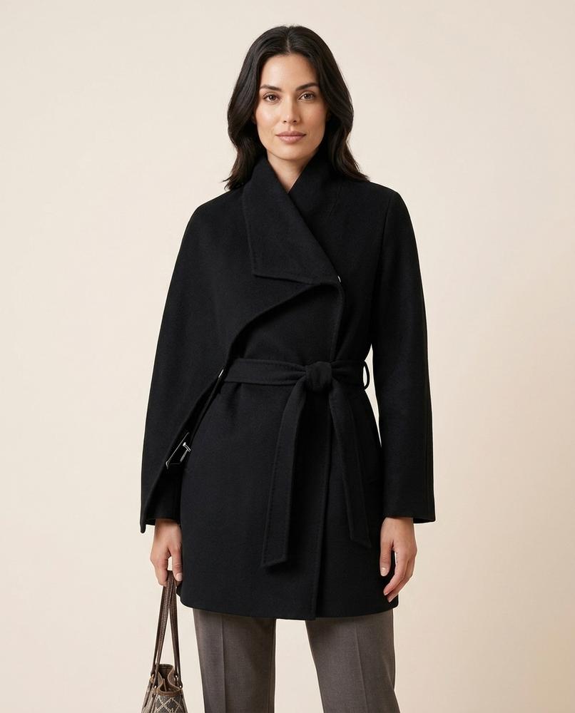 Lulus Secrets - Zelev | Asymmetrical Belted Coat Women