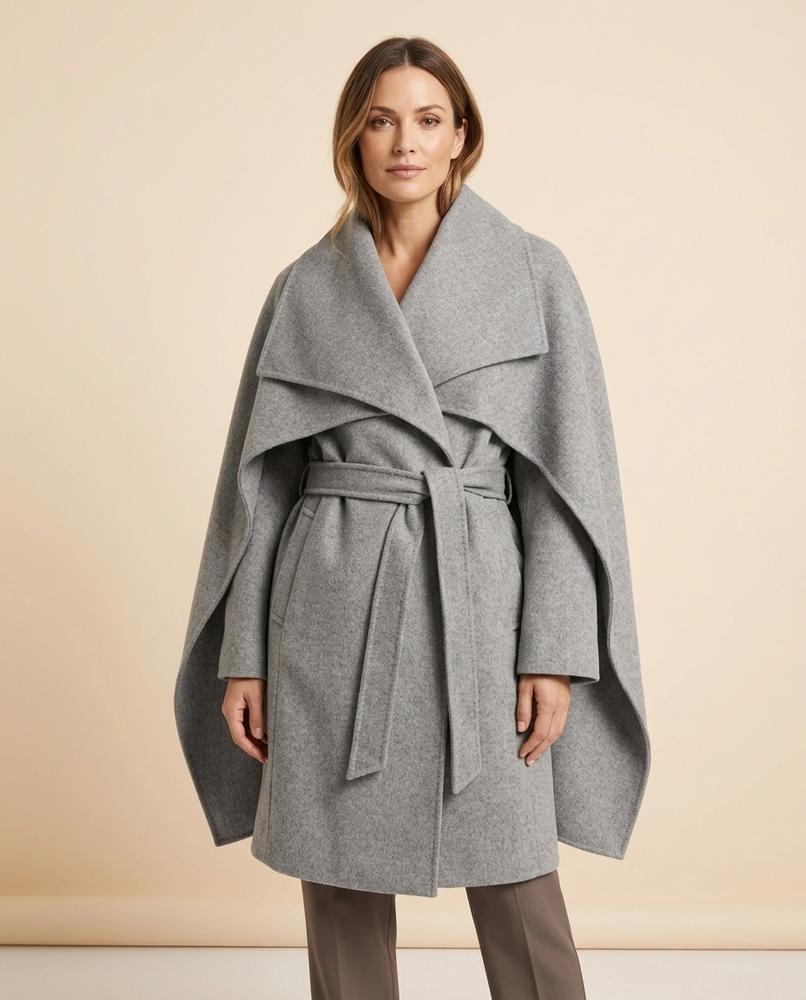 Lulus Secrets - Zelev | Asymmetrical Belted Coat Women