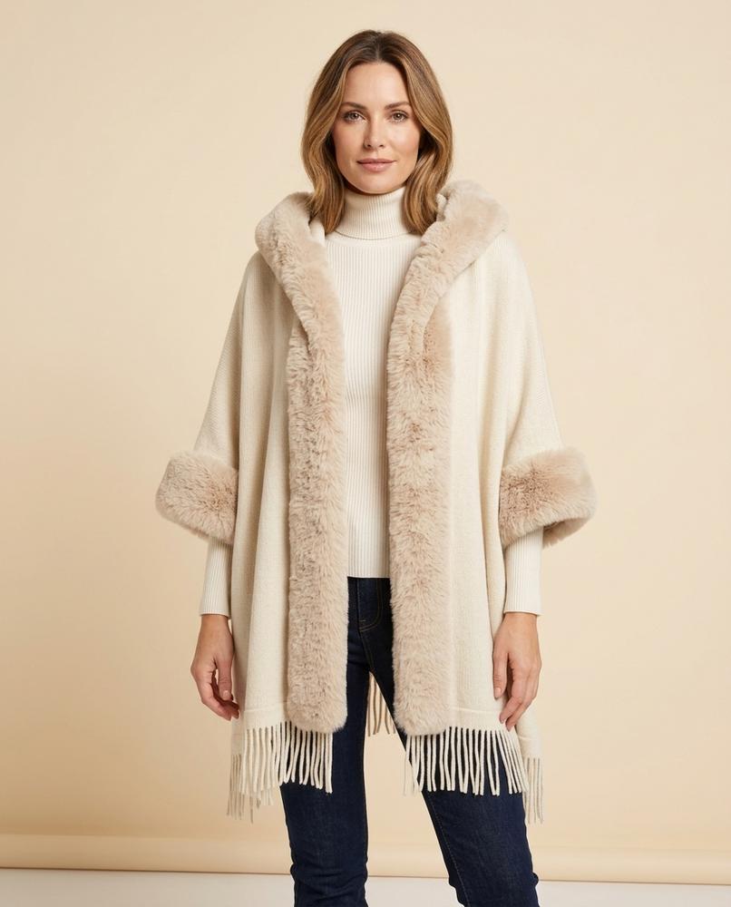 Lulus Secrets - Vekar | Faux-Fur Trimmed Hooded Coat Women