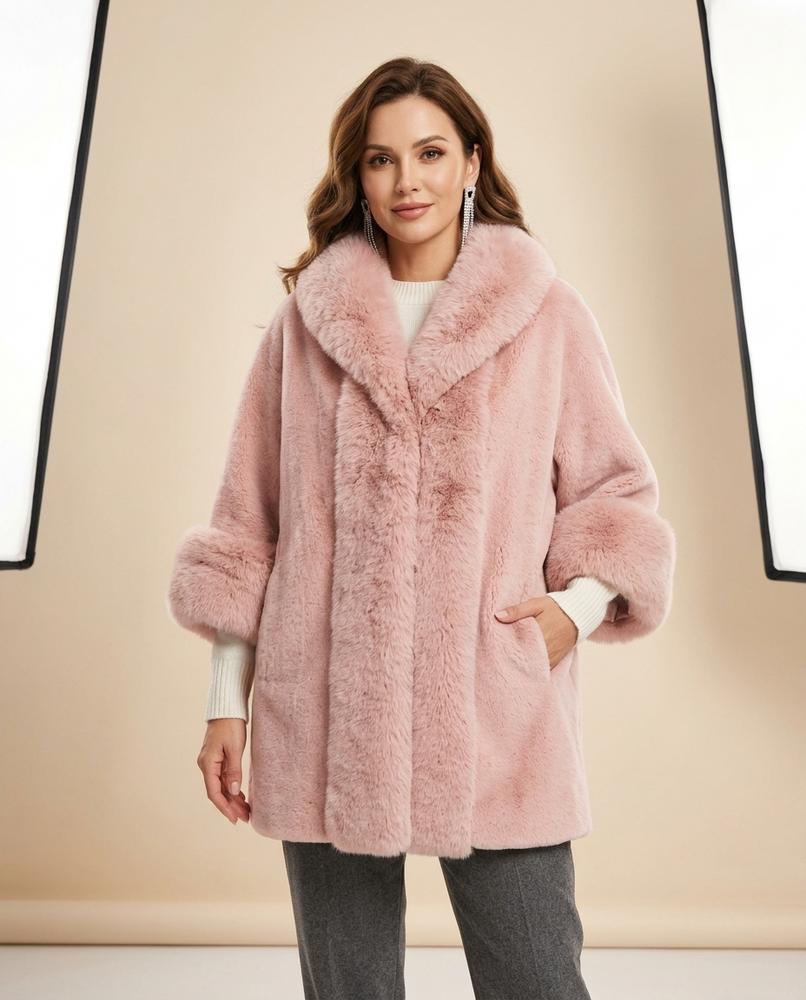 Lulus Secrets - Vekar | Faux-Fur Trimmed Hooded Coat Women