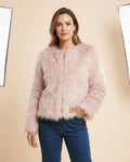 Lulus Secrets - Rokar | Long-Haired Collarless Jacket Women