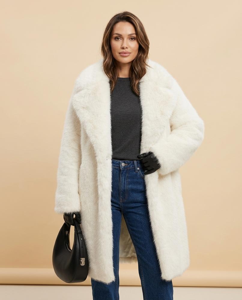 Lulus Secrets - Selin | Plush Longline Coat Women