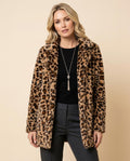 Lulus Secrets - Cavin | Leopard-Print Faux-Fur Coat Women