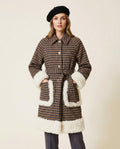 Lulus Secrets - Misin | Plaid Sherpa-Trimmed Coat Women