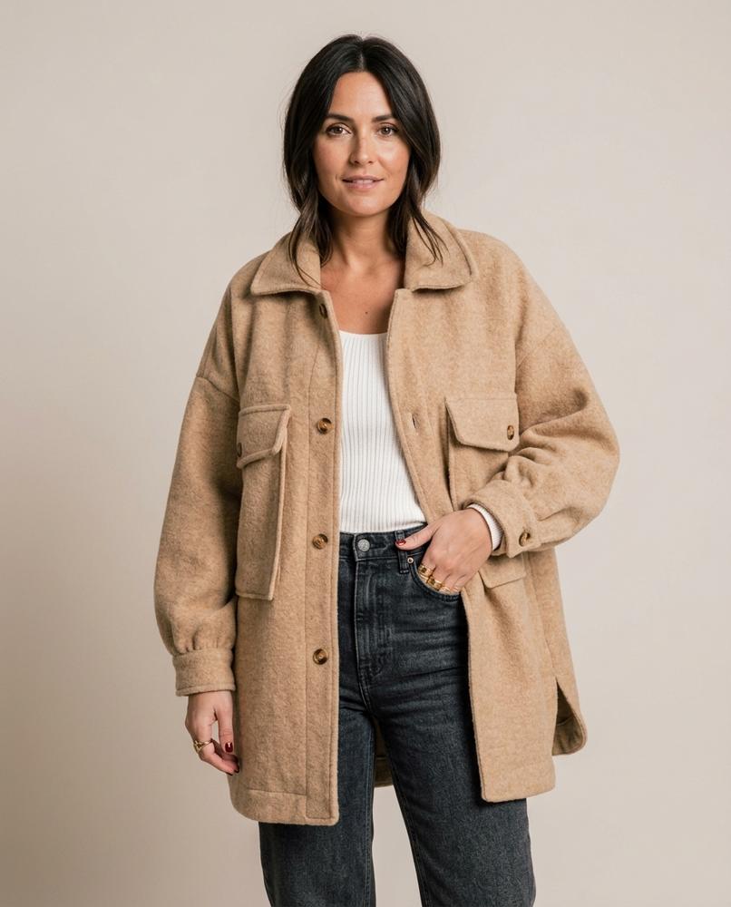 Lulus Secrets - Arlen | Textured Oversized Jacket Women