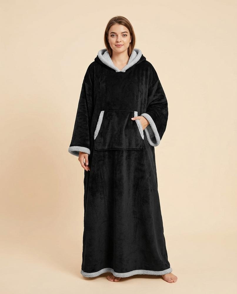 Lulus Secrets - Caser | Ankle-Length Sherpa-Lined Hoodie Unisex