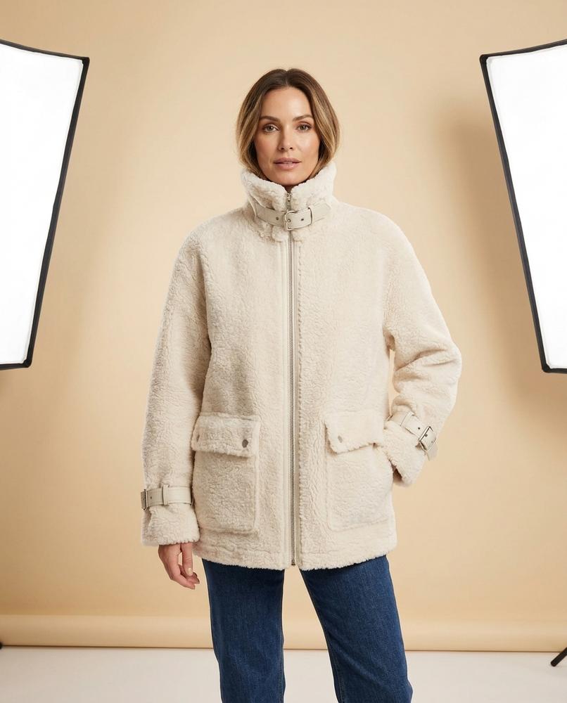 Lulus Secrets - Ramel | High-Neck Plush Jacket Women