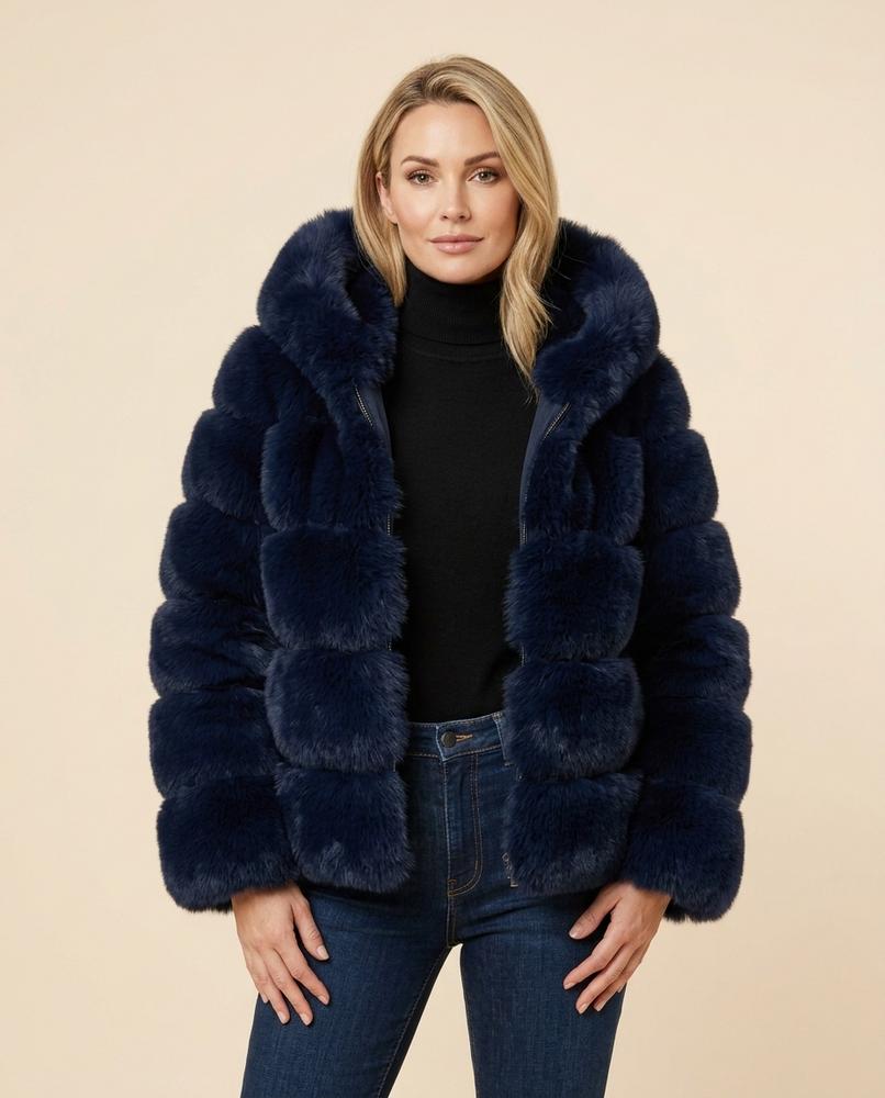 Lulus Secrets - Lyrev | Faux Fur Hooded Coat Women