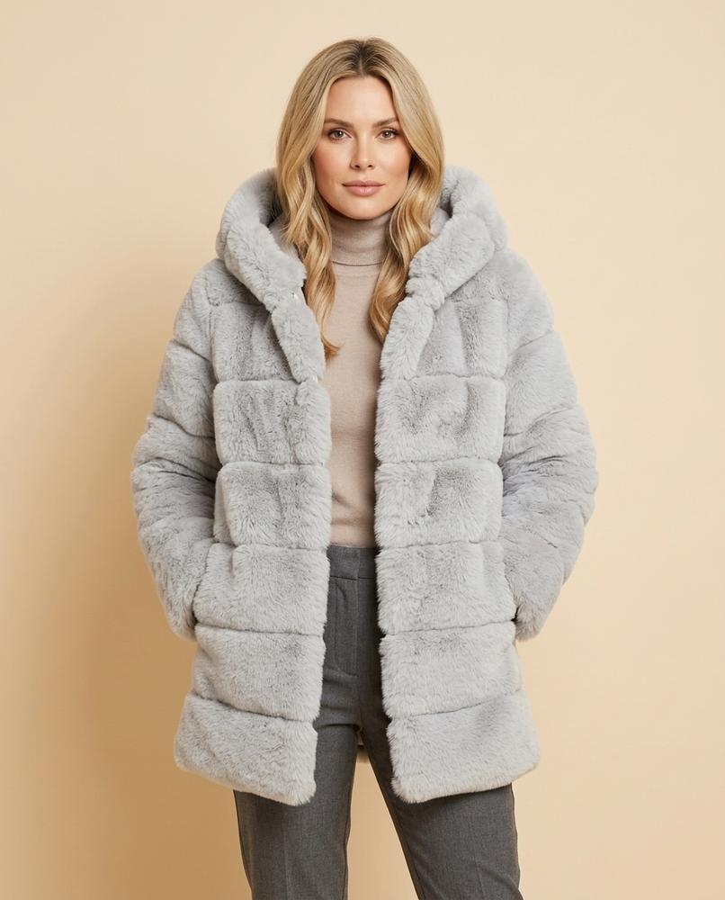 Lulus Secrets - Lyrev | Faux Fur Hooded Coat Women