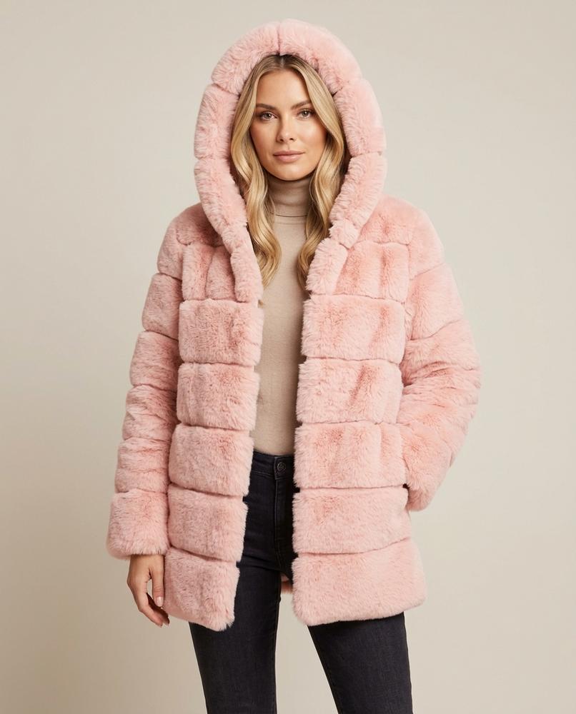 Lulus Secrets - Lyrev | Faux Fur Hooded Coat Women