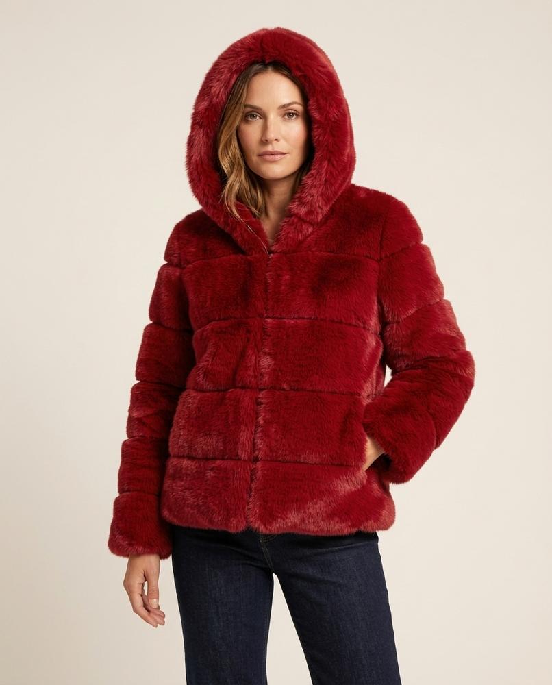 Lulus Secrets - Lyrev | Faux Fur Hooded Coat Women