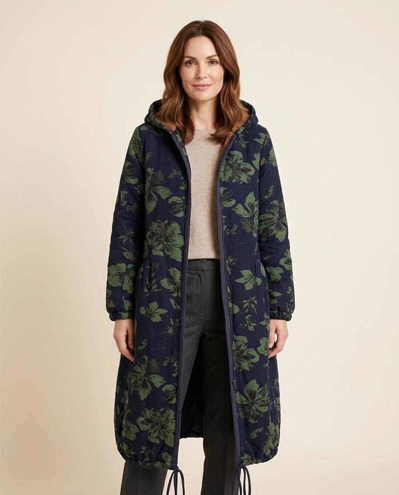 Lulus Secrets - Nivel | Floral Hooded Coat Women