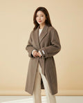 Lulus Secrets - Taron | Belted Notched Lapel Coat Women