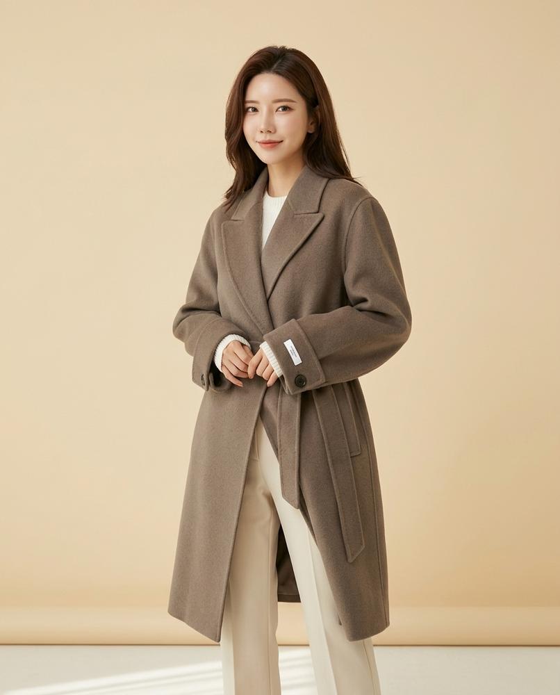 Lulus Secrets - Taron | Belted Notched Lapel Coat Women