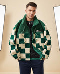 Lulus Secrets - Rilan | Checkered Fleece Jacket Men