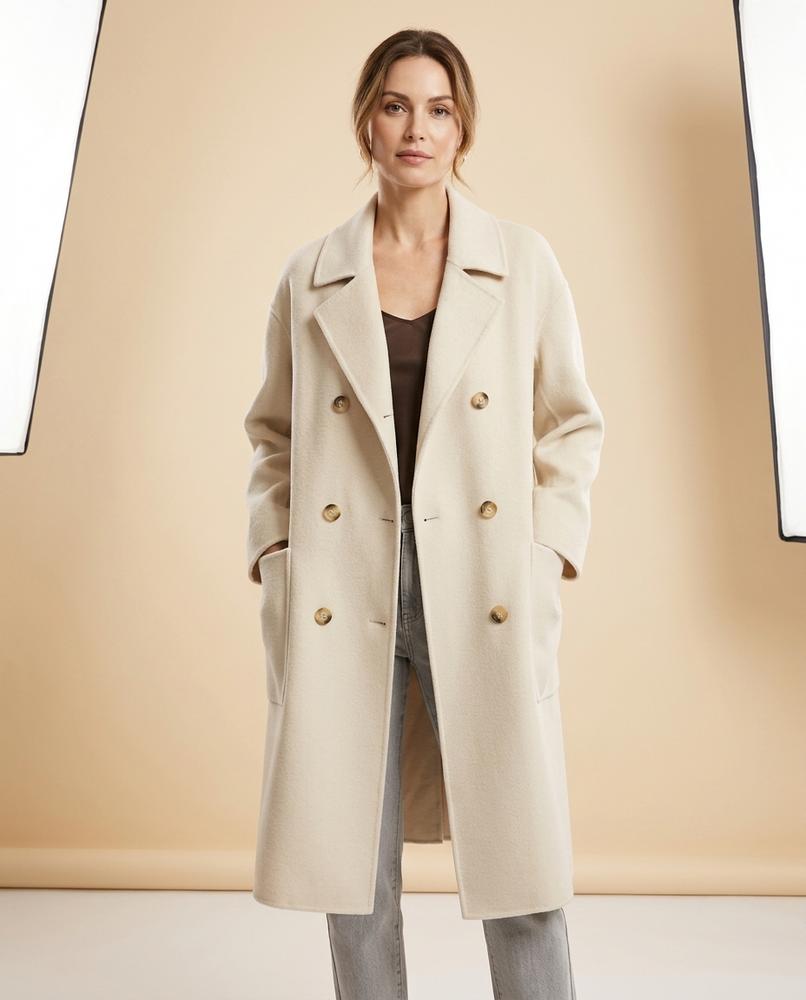 Lulus Secrets - Davin | Double-Breasted Wool Coat Women