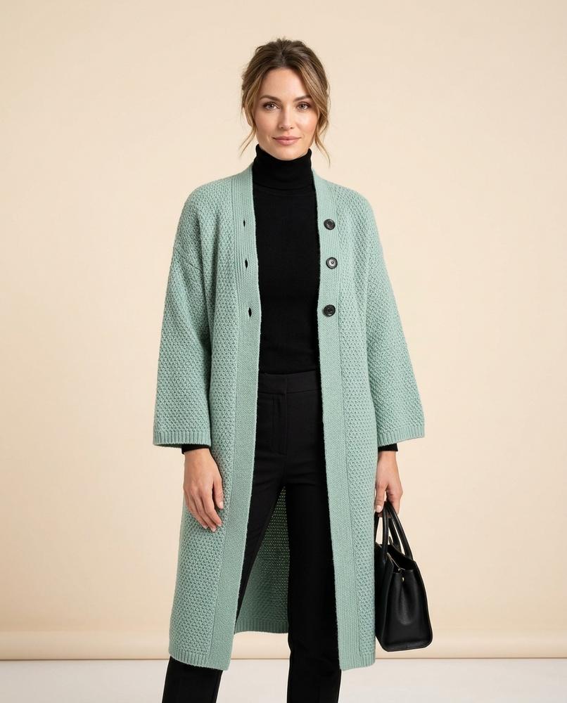 Lulus Secrets - Yotor | Collarless Knitted Coat Women