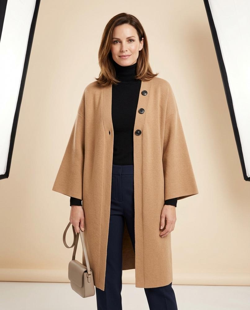 Lulus Secrets - Yotor | Collarless Knitted Coat Women