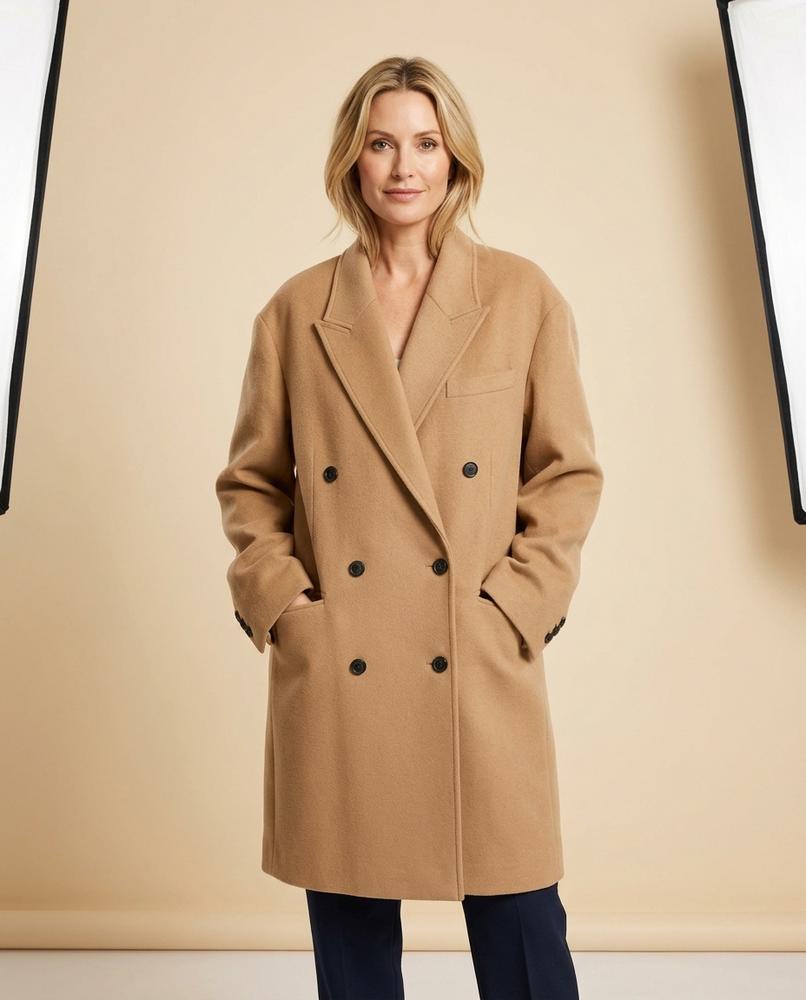 Lulus Secrets - Dasan | Double-Breasted Relaxed Fit Coat Women