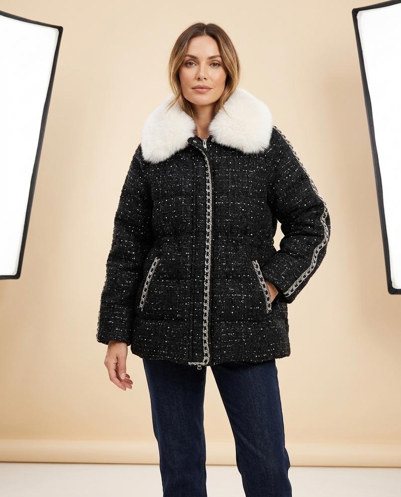 Lulus Secrets - Cavel | Textured Fur Collar Jacket Women