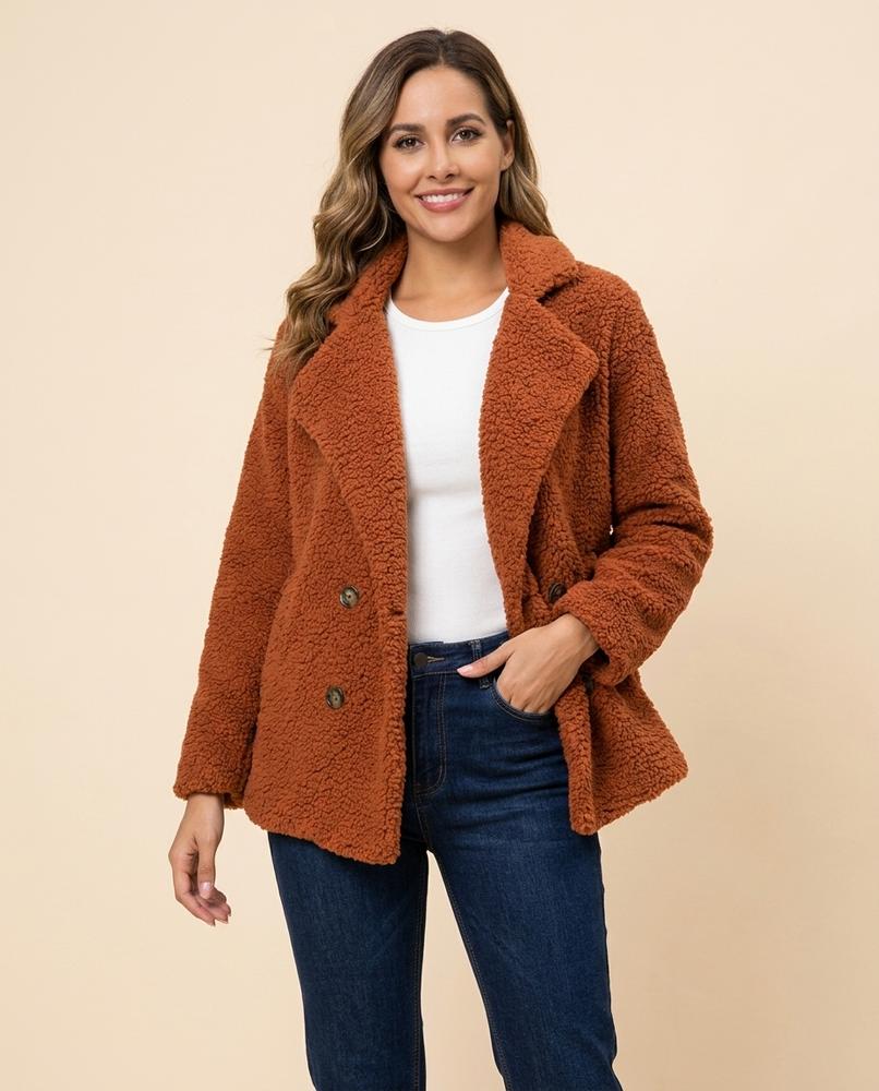 Lulus Secrets - Minor | Textured Double-Breasted Jacket Women