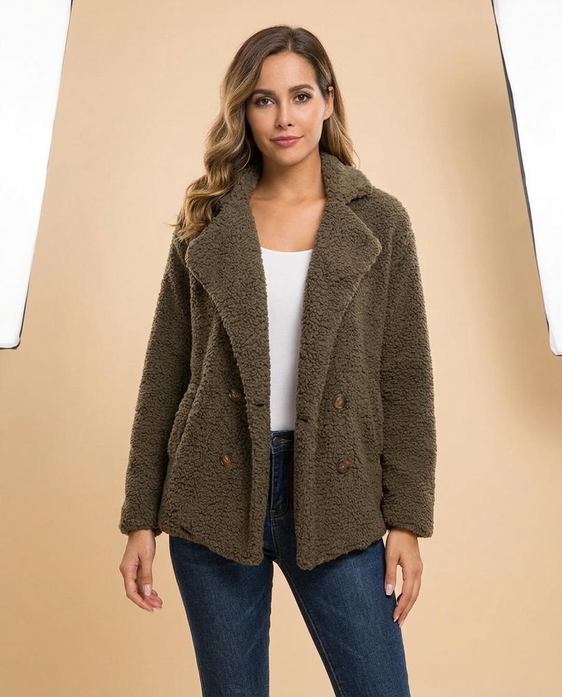 Lulus Secrets - Minor | Textured Double-Breasted Jacket Women