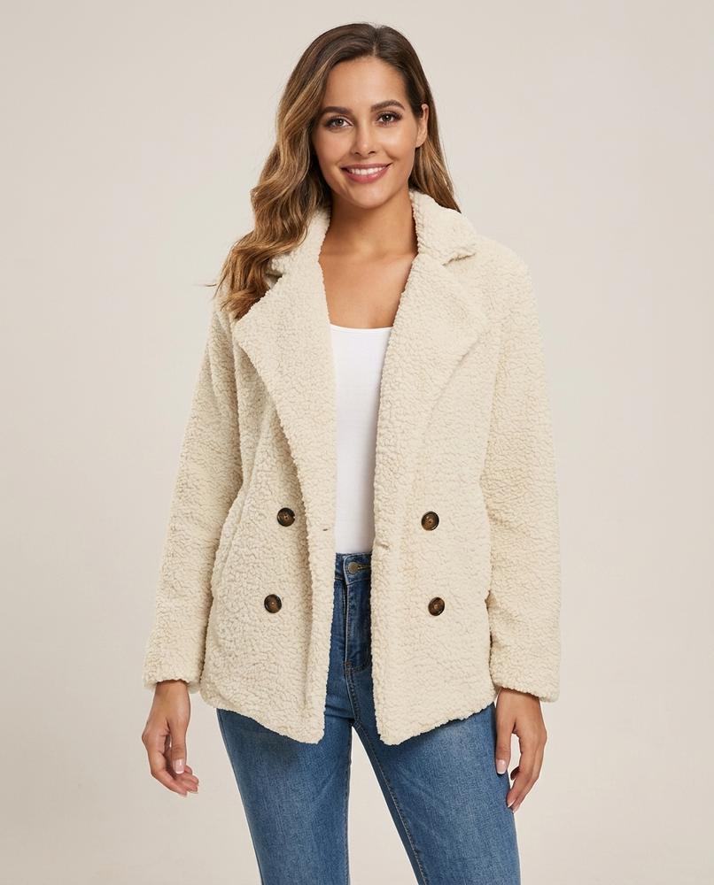 Lulus Secrets - Minor | Textured Double-Breasted Jacket Women
