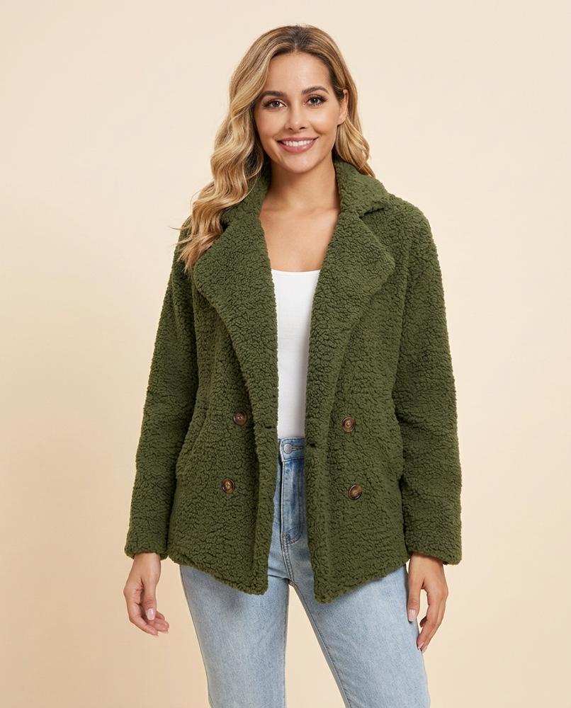Lulus Secrets - Minor | Textured Double-Breasted Jacket Women
