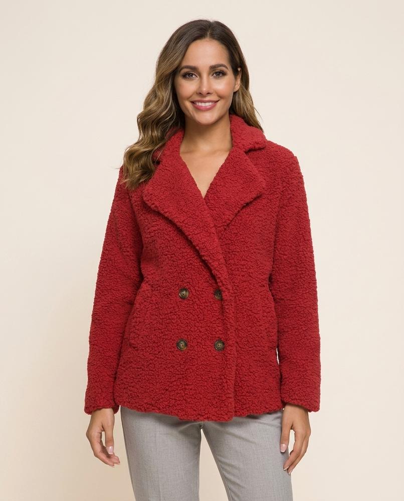 Lulus Secrets - Minor | Textured Double-Breasted Jacket Women