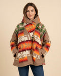 Lulus Secrets - Keran | Hooded Patterned Coat Women