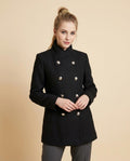 Lulus Secrets - Zerel | Double-Breasted Funnel-Neck Coat Women